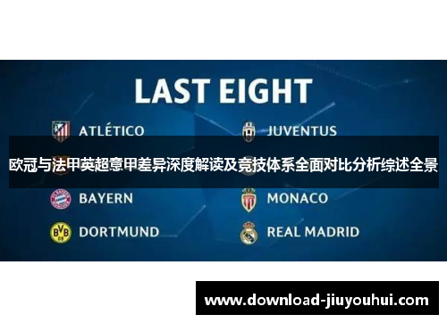 欧冠与法甲英超意甲差异深度解读及竞技体系全面对比分析综述全景